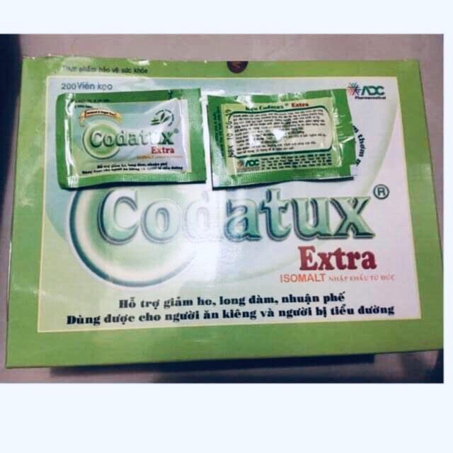 ◘✙  Kẹo codatux extra ( dùng được cho người tiểu đường ăn kiêng béo phì cho trẻ em từ 6 tuổi phụ nữ có thai)