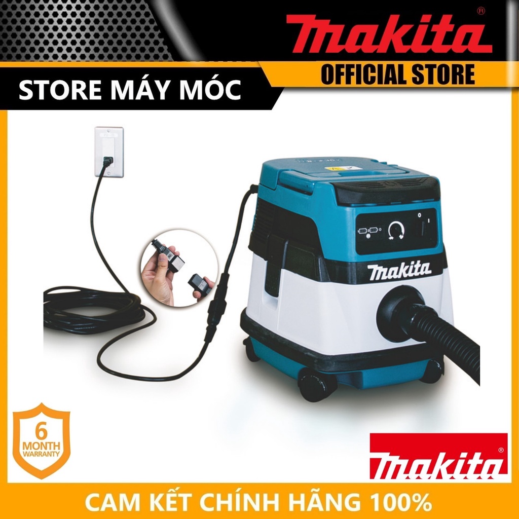 MÁY HÚT BỤI DÙNG ĐIỆN VÀ PIN (HEPA)(18VX2) 1050W MAKITA DVC861LZ- HÀNG CHÍNH HÃNG