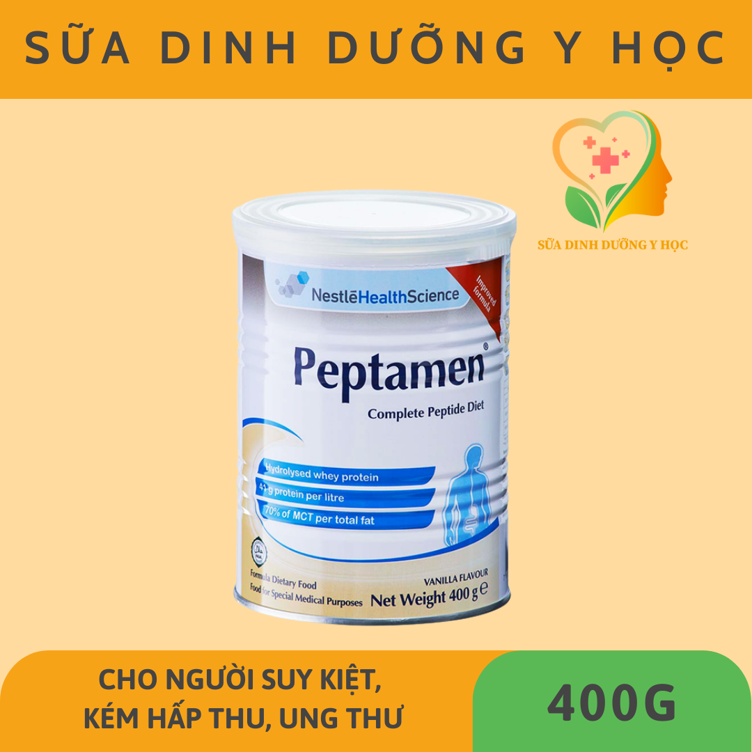 Sữa bột peptamen - cho người suy kiệt, kém hấp thu, ung thư - 400g