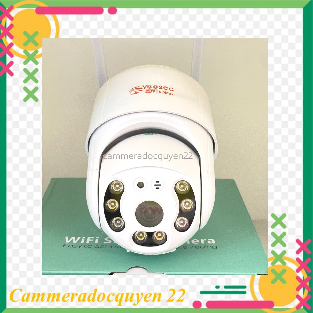 (kèm thẻ nhớ 32gb) Camera wifi app yoosee ngoài trời FULL HD1080P - 2.0MP quay đêm có màu hình ảnh sắc nét chống nước chống trộm - Bảo hành 12 tháng