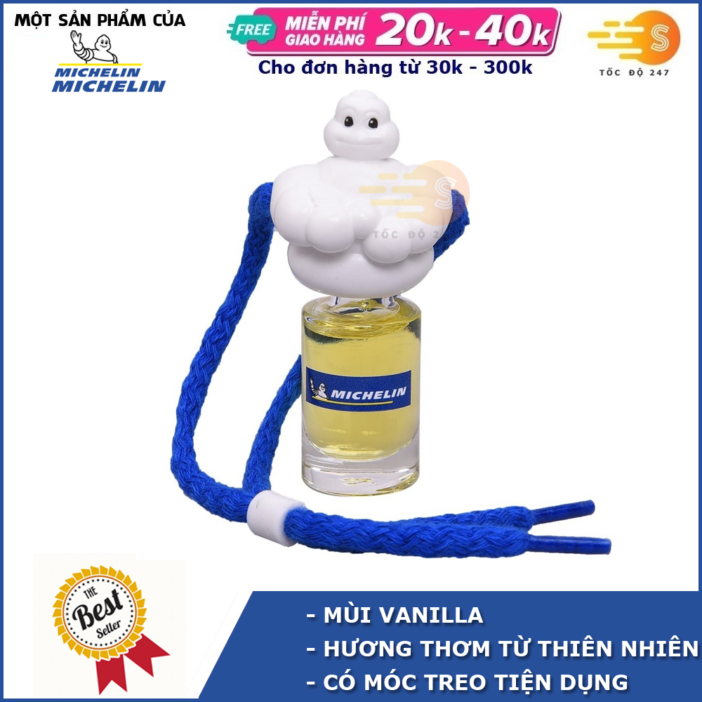 Nước hoa ô tô Michelin dạng treo W878T - Nhiều mùi hương