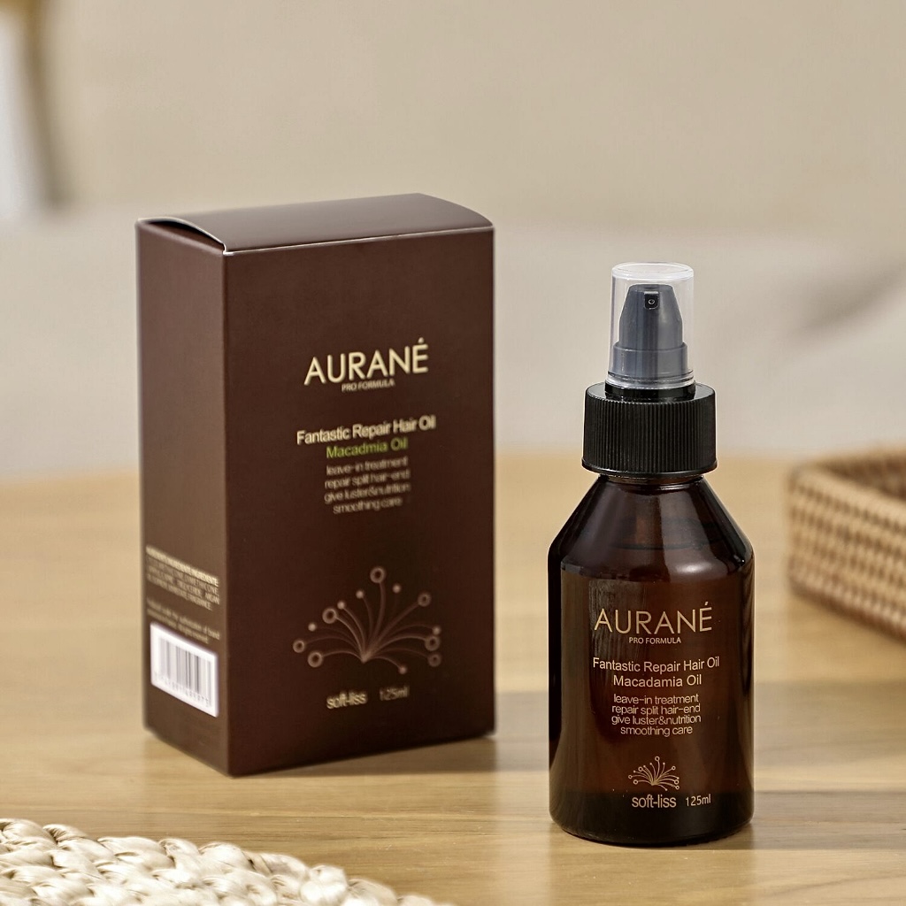 TINH DẦU PHỤC HỒI TÓC AURANE MACADAMIA OIL SOFT LISS 125ML