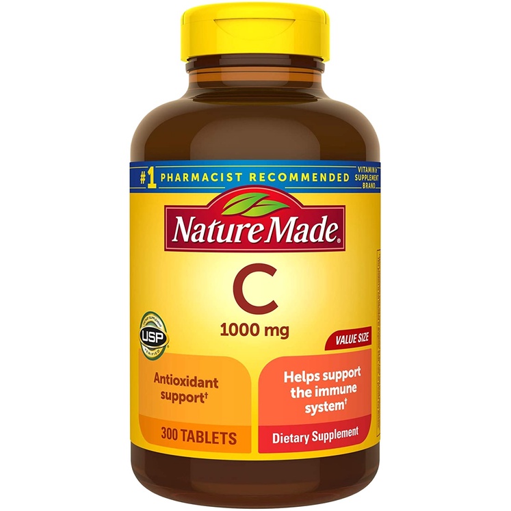 Viên bổ sung vitamin c nature made c 1000mg 300 tablets