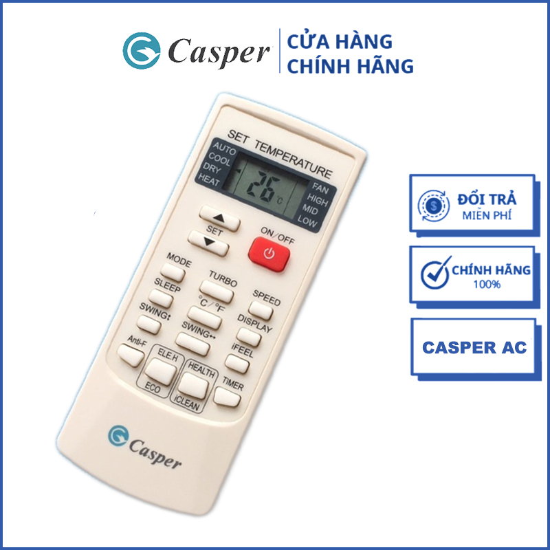Điều khiển điều hòa casper đa năng - remote máy lạnh casper ykr-h/102e