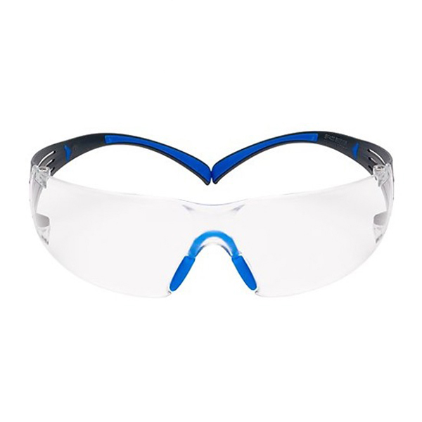 Kính bảo hộ 3M SF401SGAF-BLU ScotchGard, bảo vệ mắt, gọng dẻo, chống đọng sương