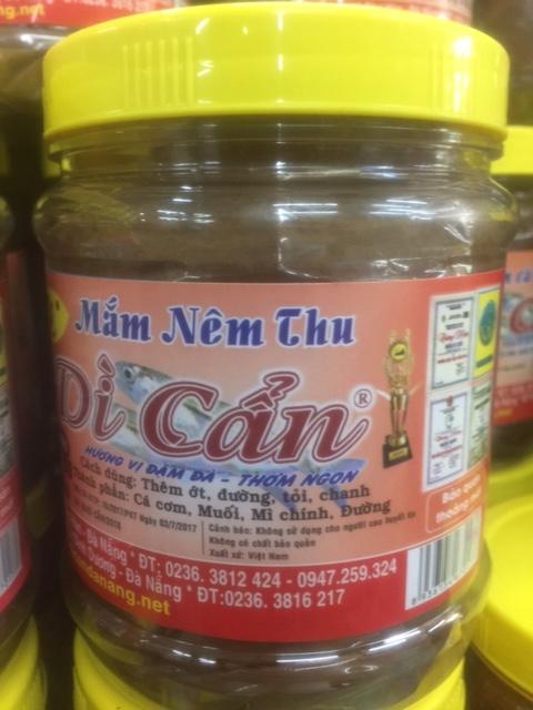 Mắm nêm thu dì cẩn đặc sản đà nẵng- mắm nguyên chất, vị thơm đậm đà 1 hủ 800gr