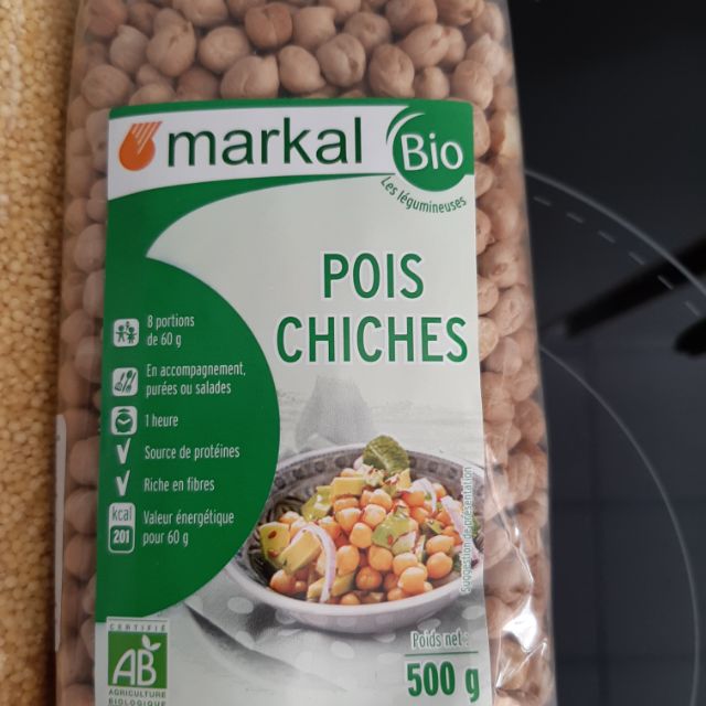 Đậu gà hữu cơ markal 500g date 3.21