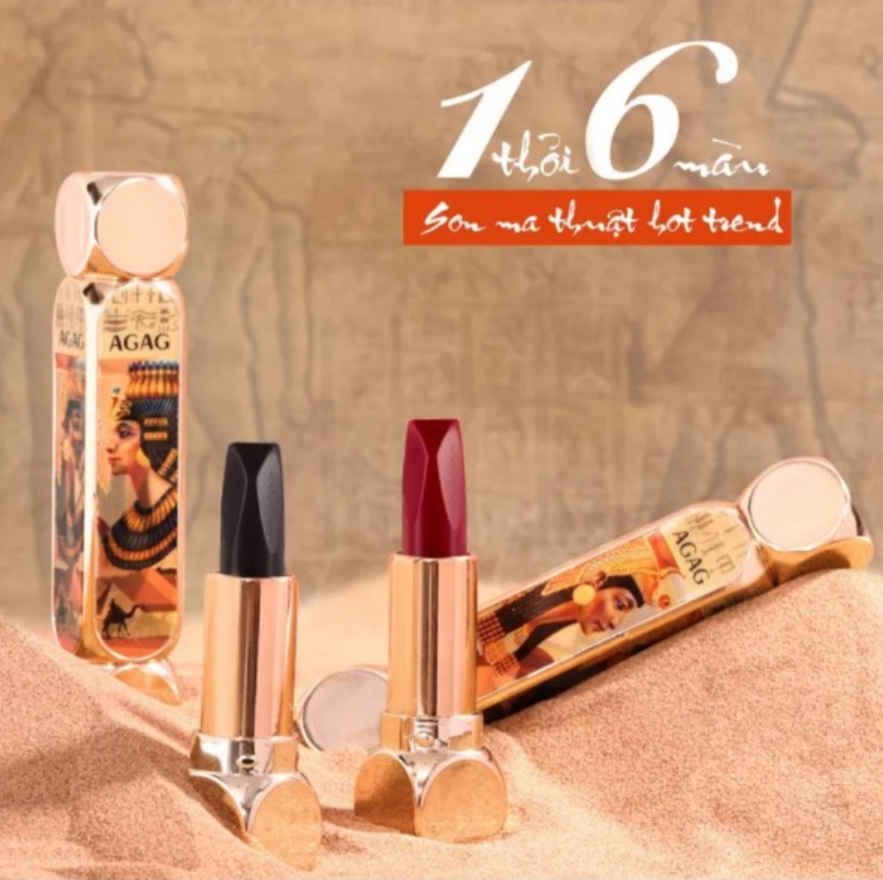 Son 3 màu 6 màu agag nữ hoàng ai cập siêu hot