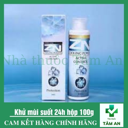 Phấn lạnh khữ mùi cơ thể zn hoàng -hàng chính hãng
