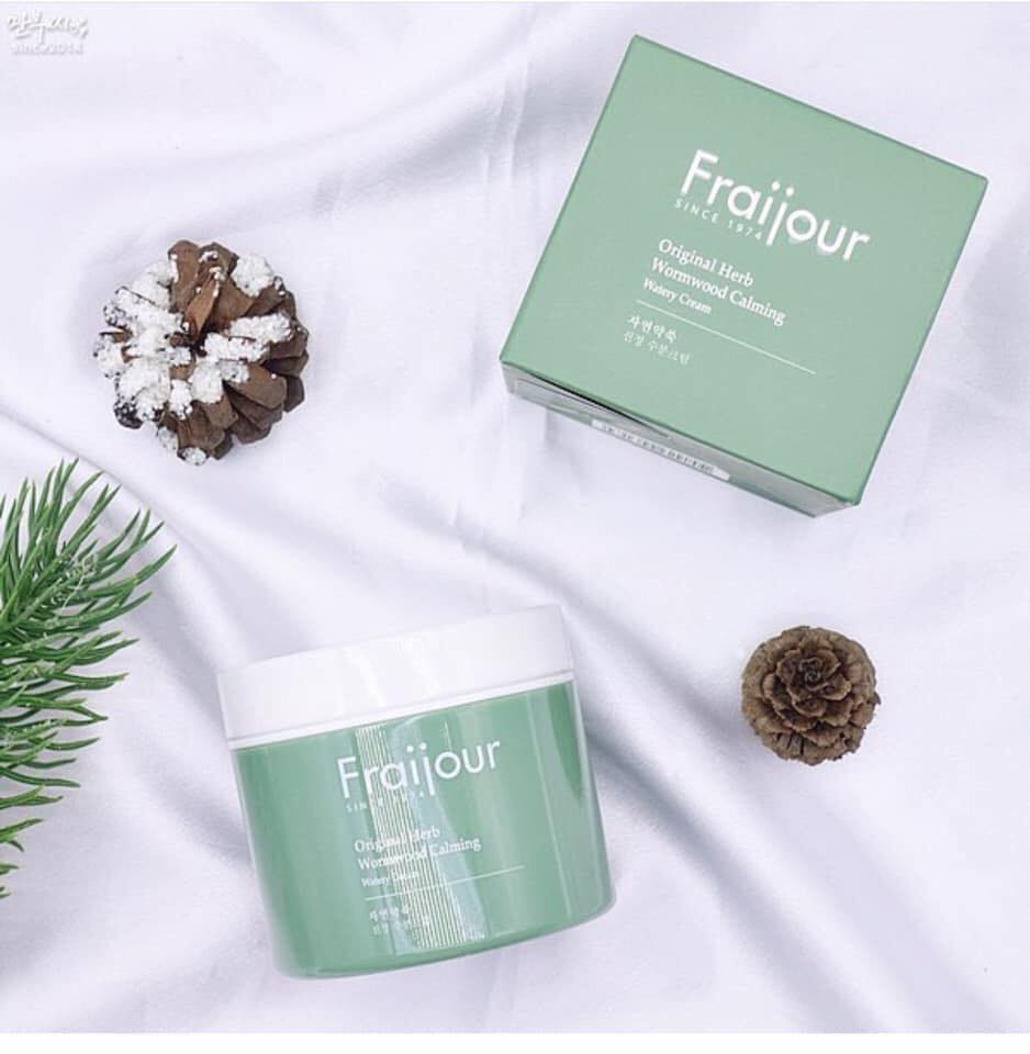 [HCM]Kem dưỡng thảo mộc Fraijour Original Herb Wormwood Calming Watery Cream Hàn quốc