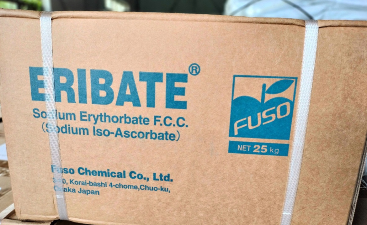 1kg phụ gia bảo quản sodium erythobate- Nhật (chiết ra túi zip 1kg)
