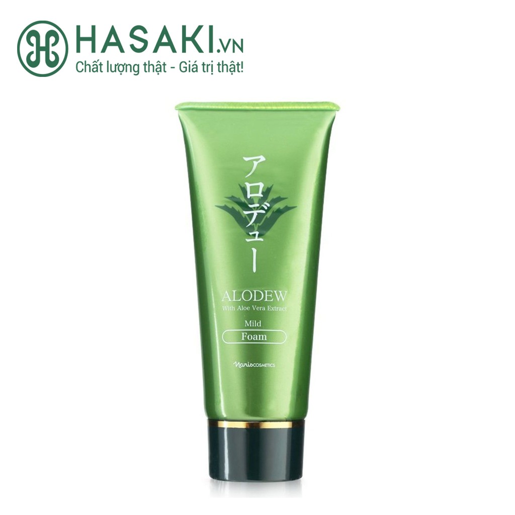 Sữa rửa mặt chiết xuất lô hội naris cosmetic alodew mild foam 100g