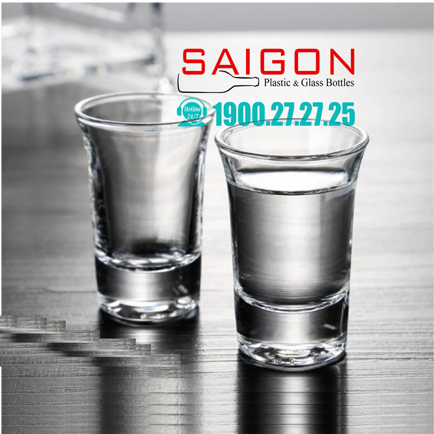 Hộp 06 ly rượu shorts 35ml | thủy tinh cao cấp
