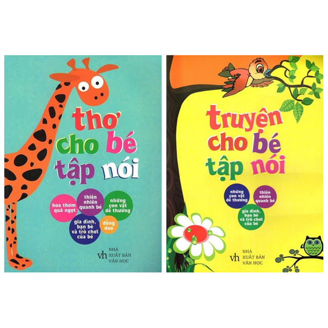 Sách - truyện cho bé tập nói + thơ cho bé tập nói