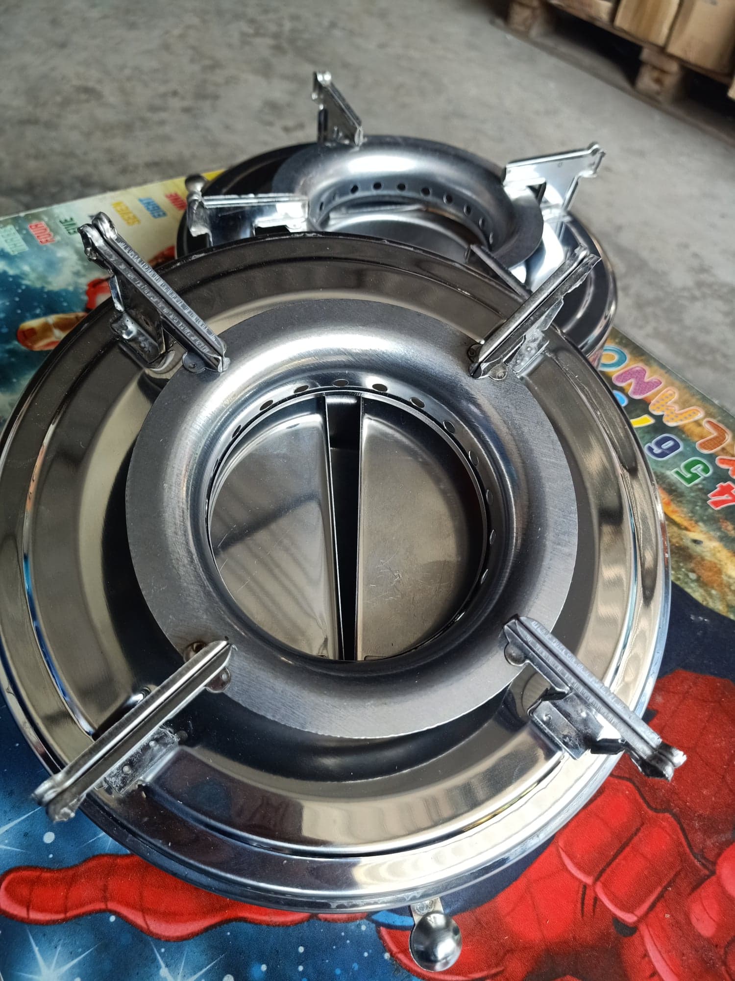 [HCM]bếp cồn inox hàng cao cấp loại dày dặn bếp cồn đốt cồn siêu tiết kiệm