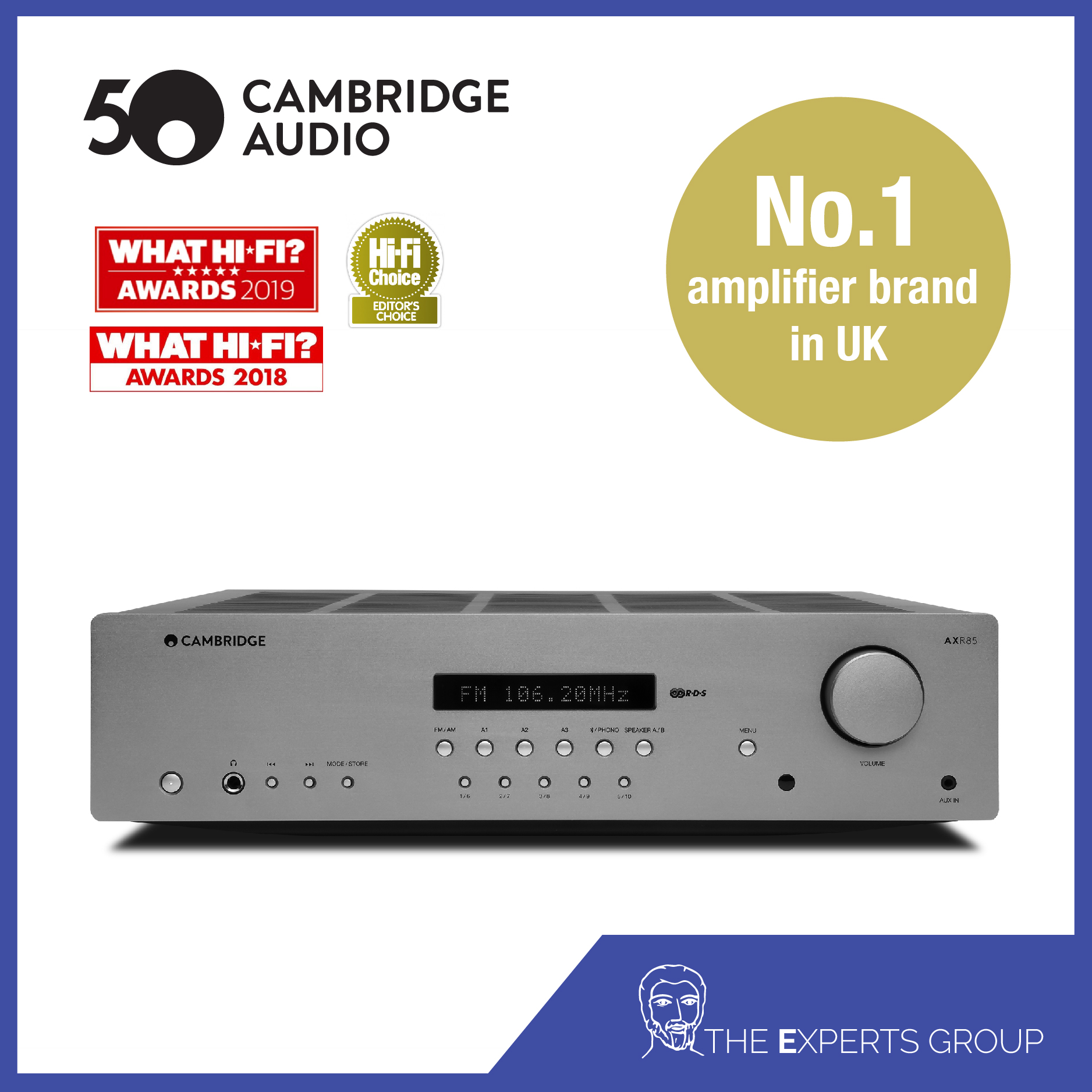 Amply tích hợp/ fm-am receiver cambridge audio axr85