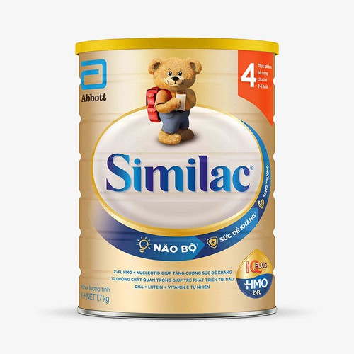 Sữa bột similac iq hmo số 4 - 1.7kg mẫu mới