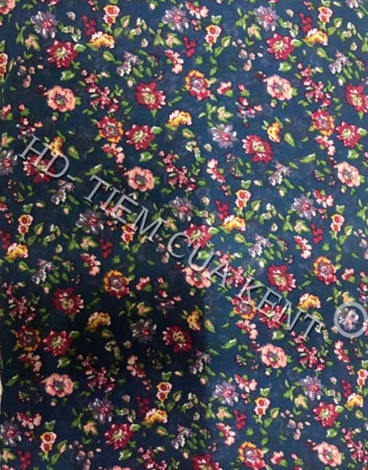 Vải voan bông nhí-vải chiffon bông nhí 1704241454