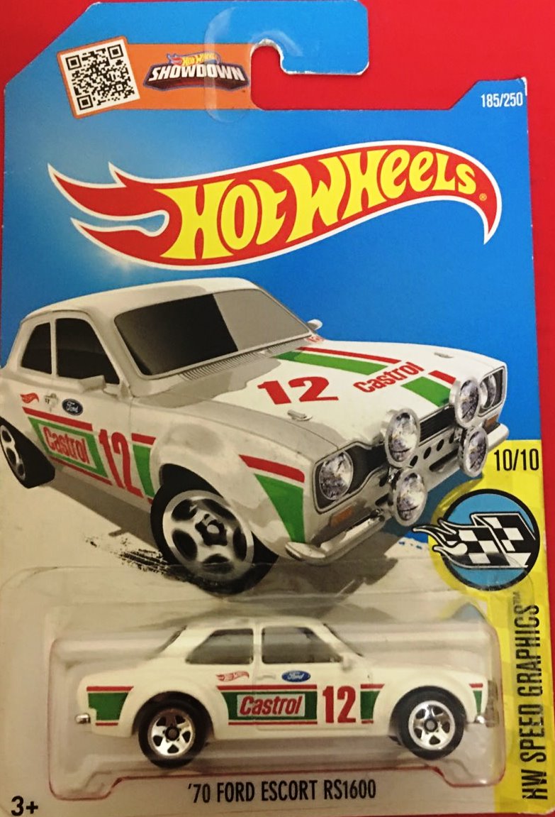 Hotwheels - 70 ford escort rs1600
