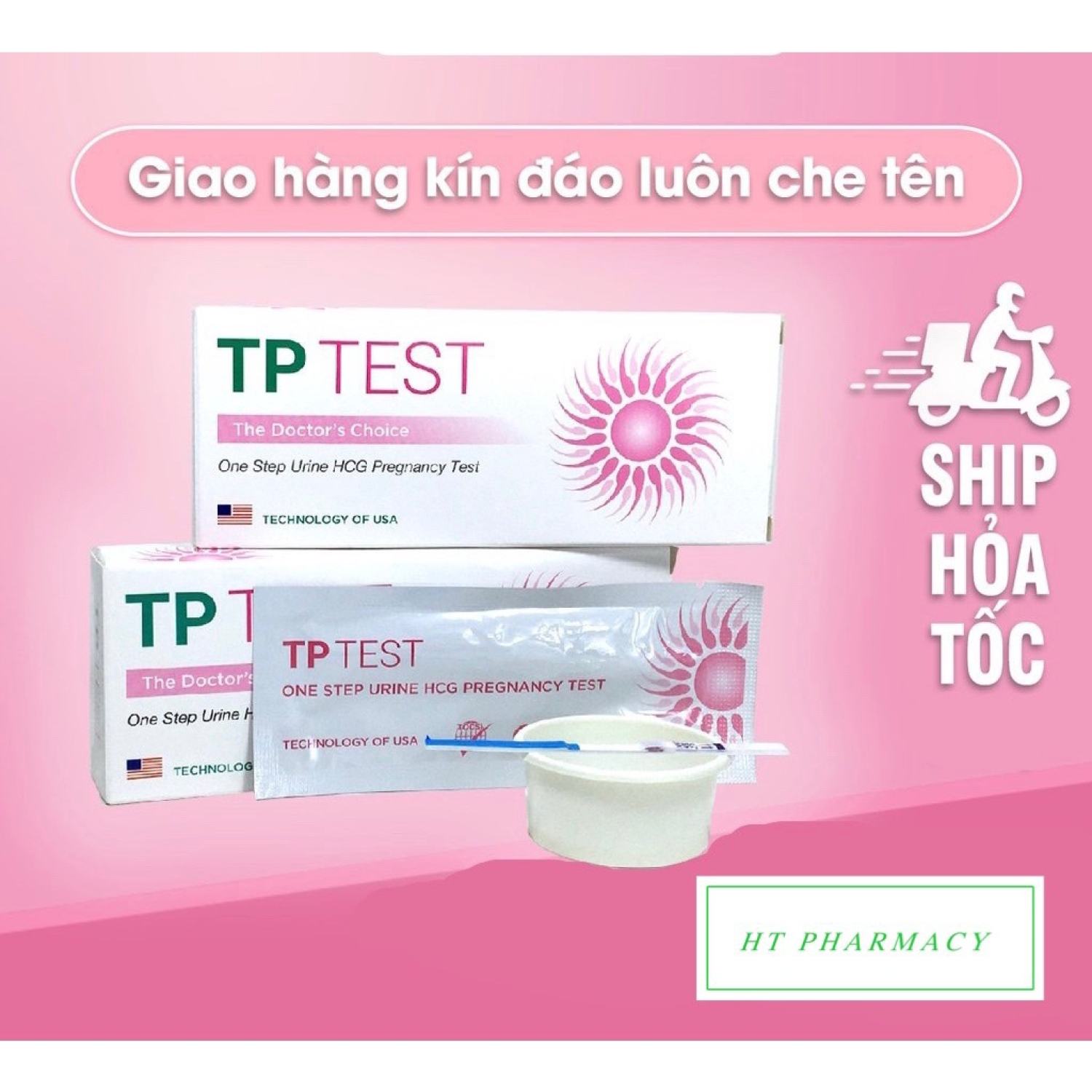 Que thử thai nhanh TP Test  Công Ty dượ Phẩm Tín Phong