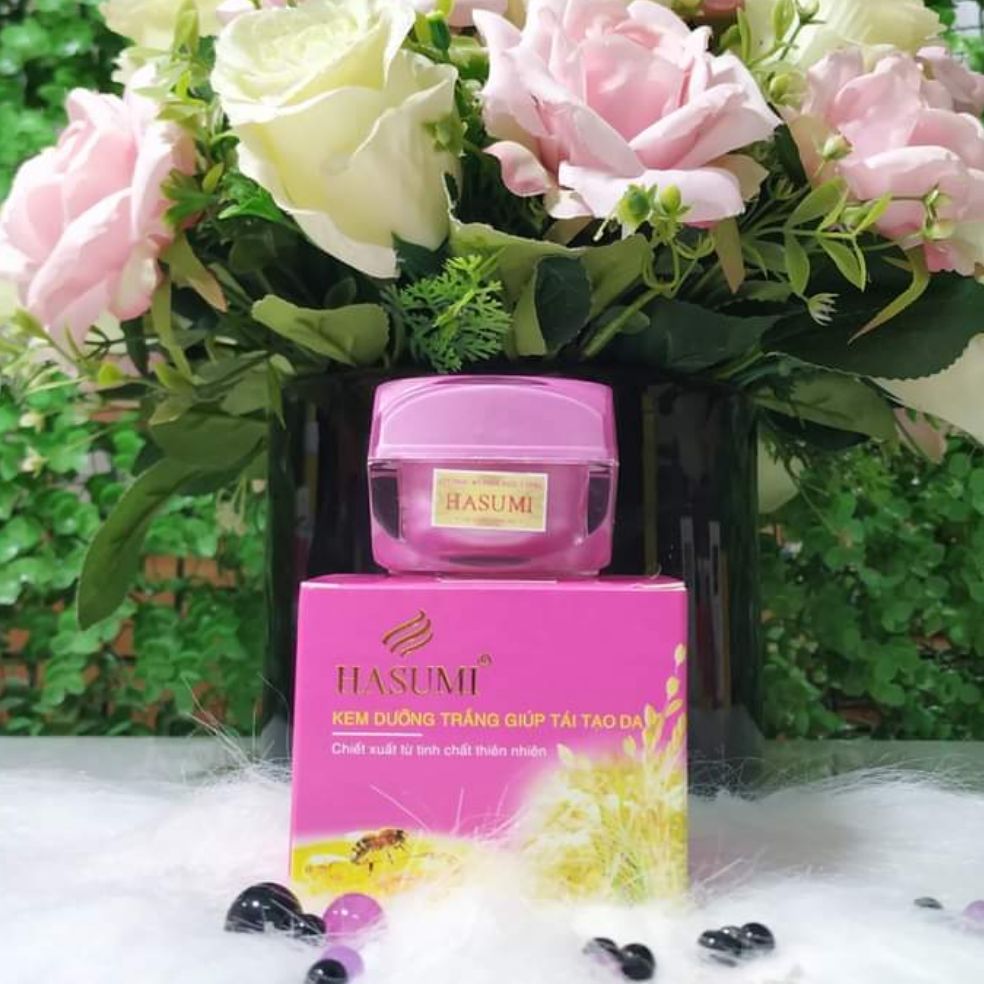 Kem Hasumi dưỡng trắng tái tạo da 15g