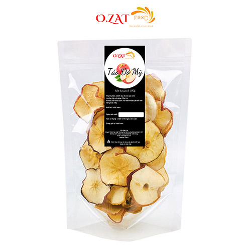 Táo đỏ mỹ cắt lát sấy khô o.zat 100g