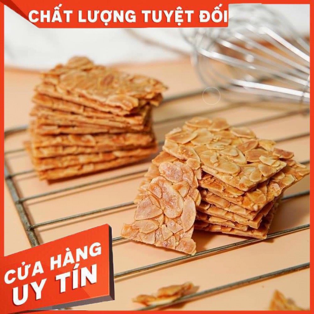 Báng ngói hạnh nhân ăn kiêng, bánh healthy, thơm ngon, giòn rụm