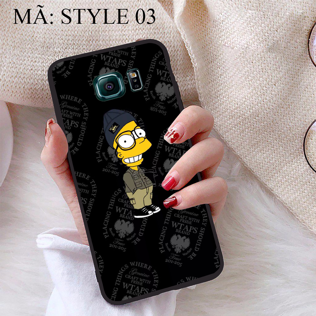 Ốp lưng iCase dành cho Samsung Galaxy S6 Edge viền dẻo TPU BST Phong cách trẻ trung