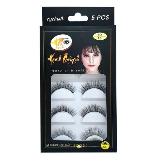 5 cặp lông mi giả tự nhiên và cong Natural & Soft Eyelash số 16