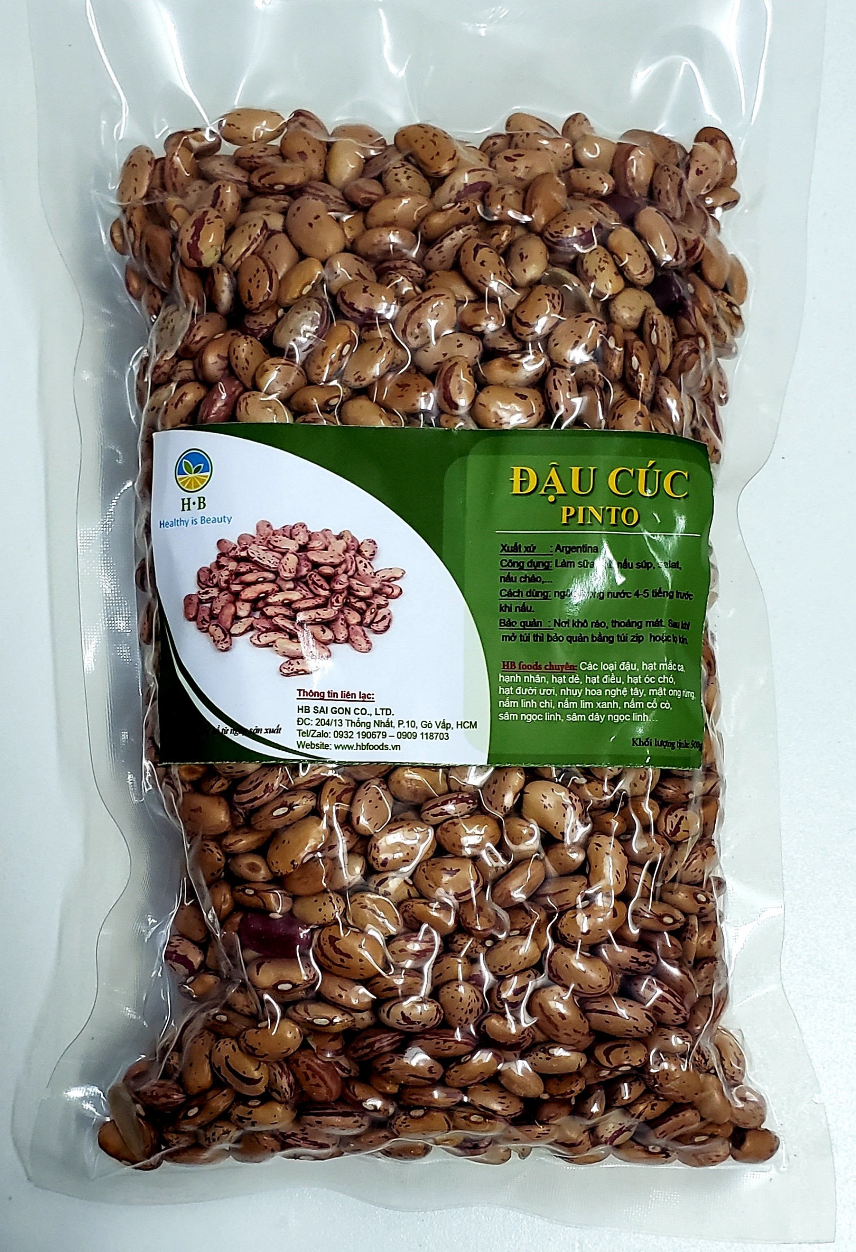 [HCM]Đậu Cúc Pinto - Argentina 500g