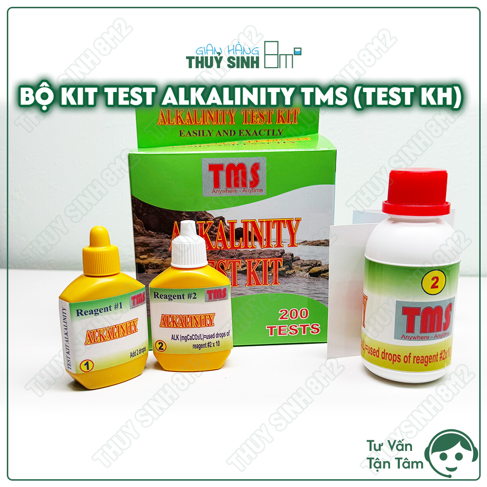 Kh Tms Test Kit |   Tms Alkalinity Test Kit |   Test the Alkalinity in Aquatic Shrimp Aquarium Water |   8 Square Meters