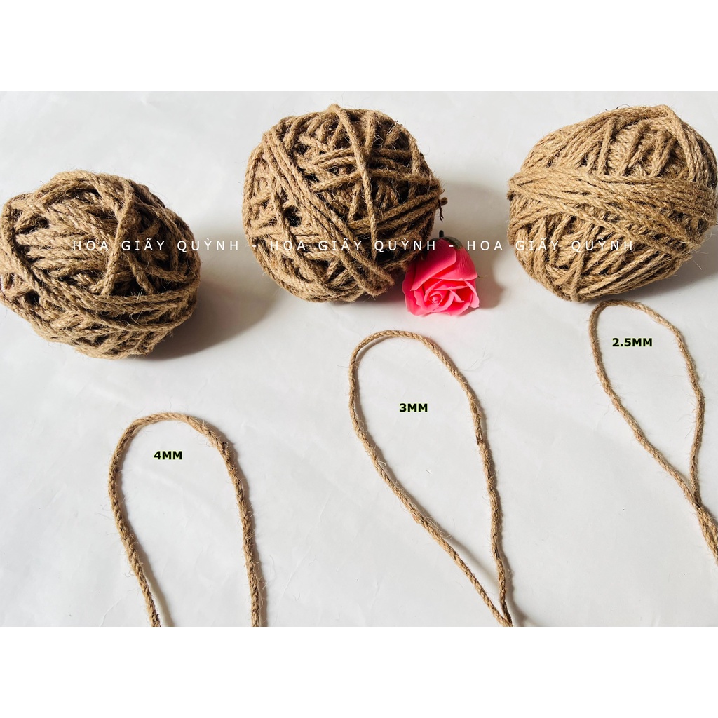 Dây thừng cuộn 200gr size 2.5mm/3mm/4mm