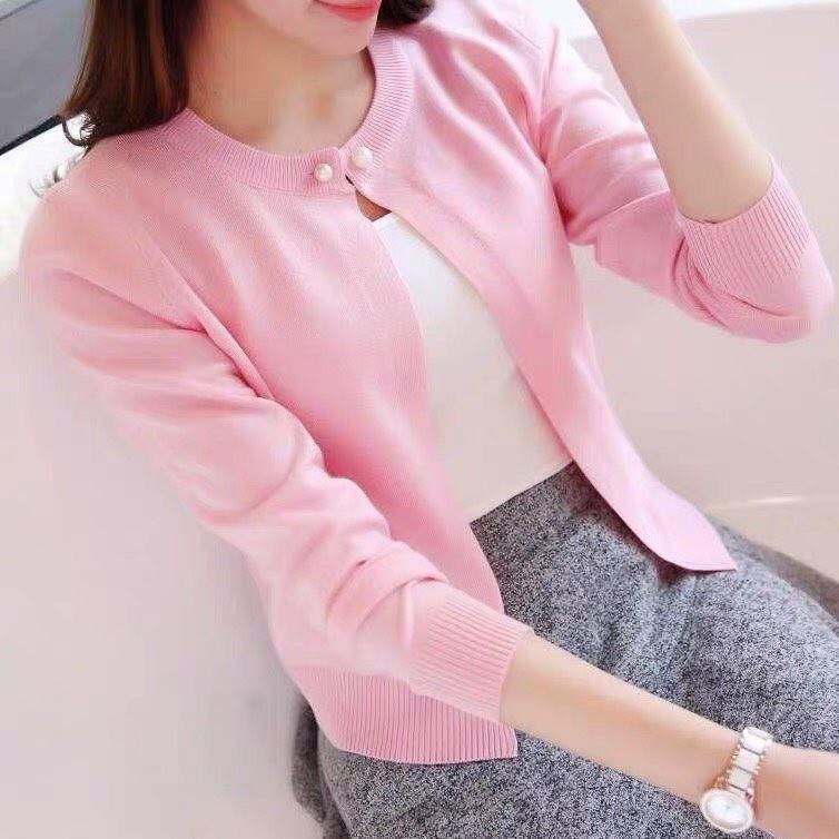 Áo Len Nữ Cúc Ngọc Hàng Quảng Châu freesize