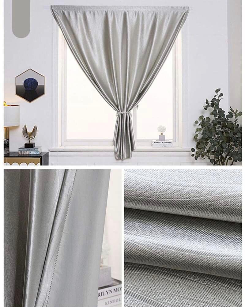 Rèm dán tường chống nắng trang trí decor phòng sale 30% _ CAO 2M8