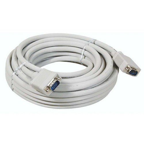 Dây vga 10m dây trắng chống nhiễu cao cấp, cable vga hàng chuẩn, dây cáp cho máy tính mẫu mới bán chạy