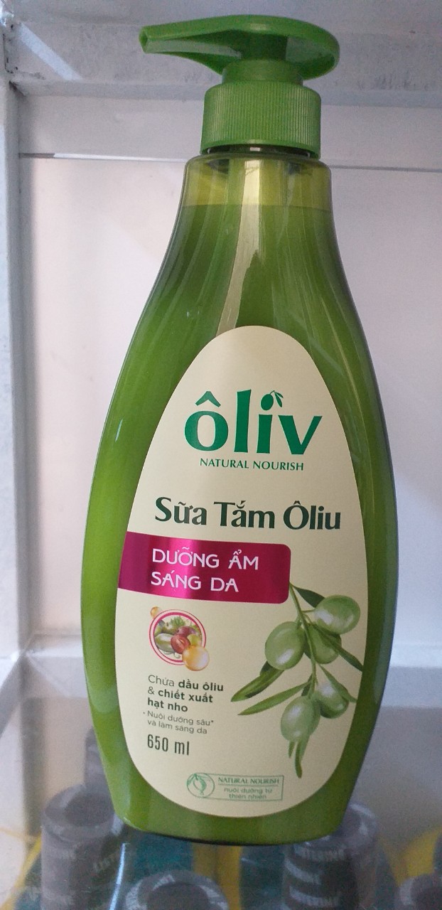 Sữa tắm ôliu dưỡng ẩm sáng da 650ml