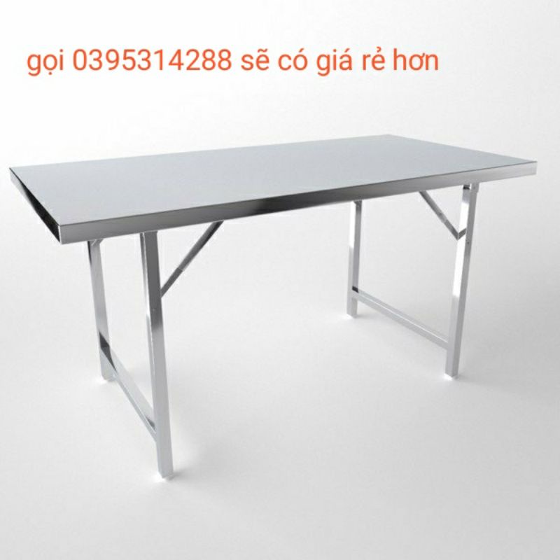 Bàn inox felix xếp thái lan cao cấp