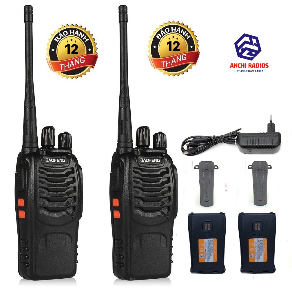 Bộ 2 máy bộ đàm baofeng bf-888h phiên bản mới bf888h
