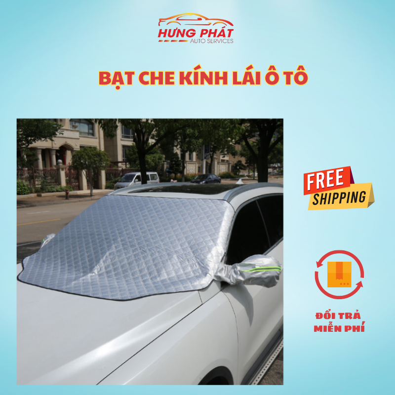 Bạt Che Nắng Kính Lái Ô Tô, Tấm Che Nắng Kính Lái Xe Hơi 3 Lớp - Hưng Phát Auto