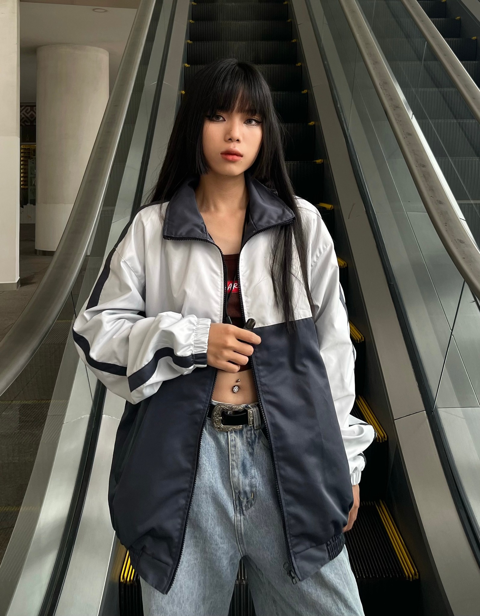 Áo Khoác Xám Windbreaker iMA God Breaker Local Brand