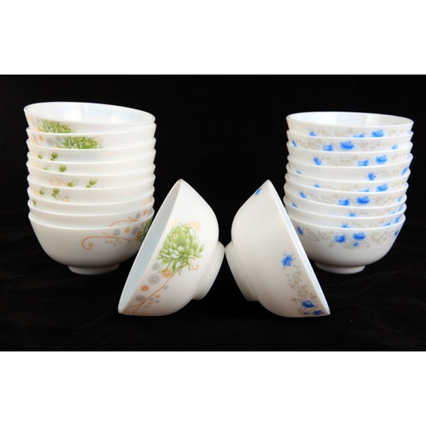 Set 10 bát sứ ngọc ăn cơm