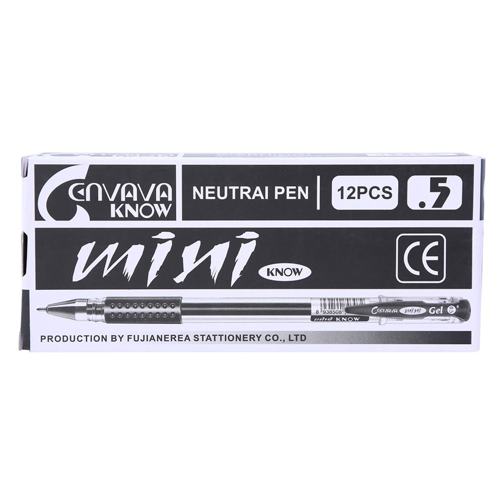 Hộp 12 cây viết nước mini đen
