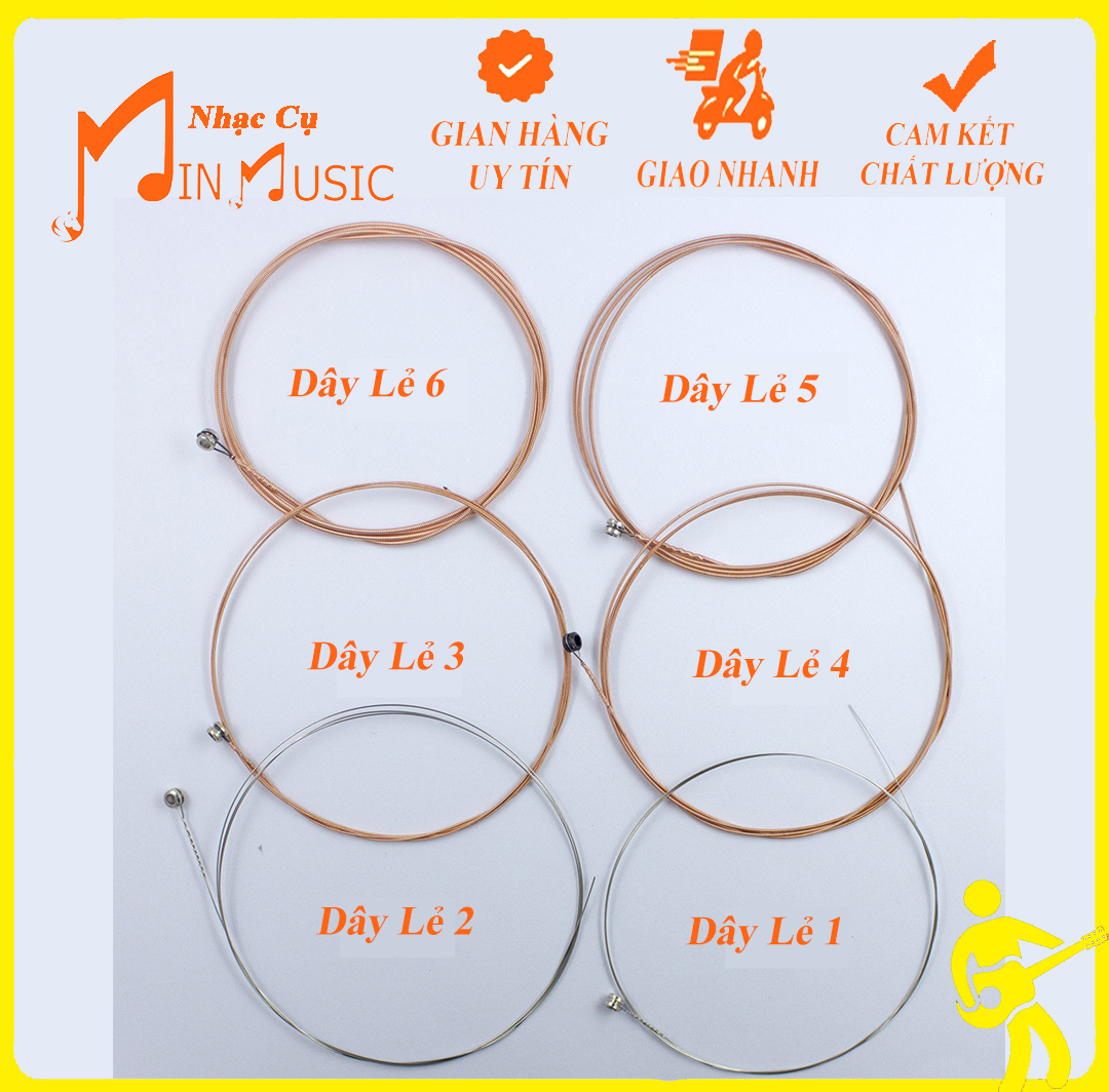Dây Lẻ Đàn Guitar Acoustic 1/2/3/4/5/6