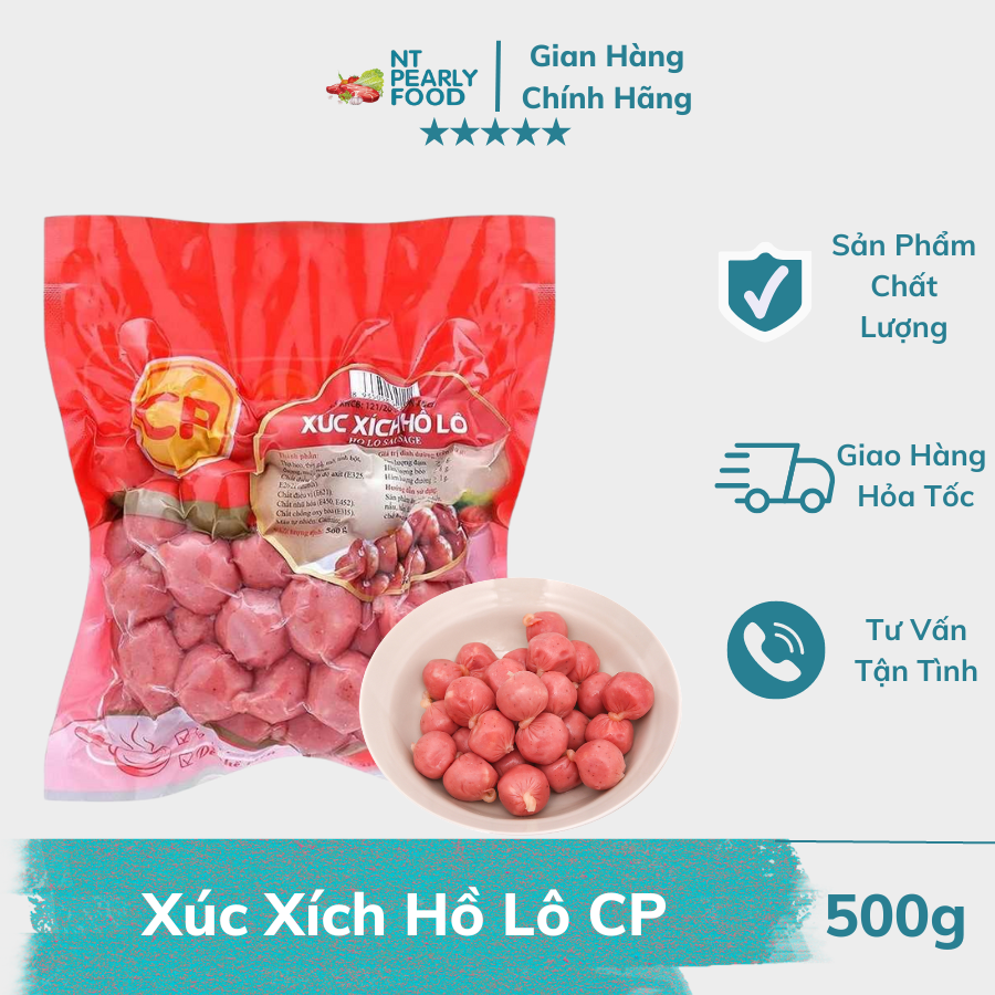 Xúc Xích Hồ Lô CP - Vị Ngọt Tự Nhiên  - Tiện Lợi cho bữa cơm gia đình