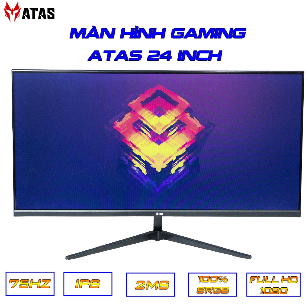 Màn Hình Gaming ATAS SVN-24FHD 24 Inch - Full HD 1080P – Tấm Nền IPS – Tần Số 75Hz