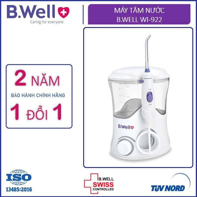 Máy tăm.nước b.well wi922 thụy sỹ(bảo hành 24 tháng