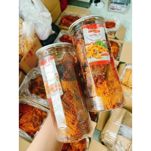 Khô Bò Miếng Thượng Hạng Hủ 300g Thơm ngon mền cay