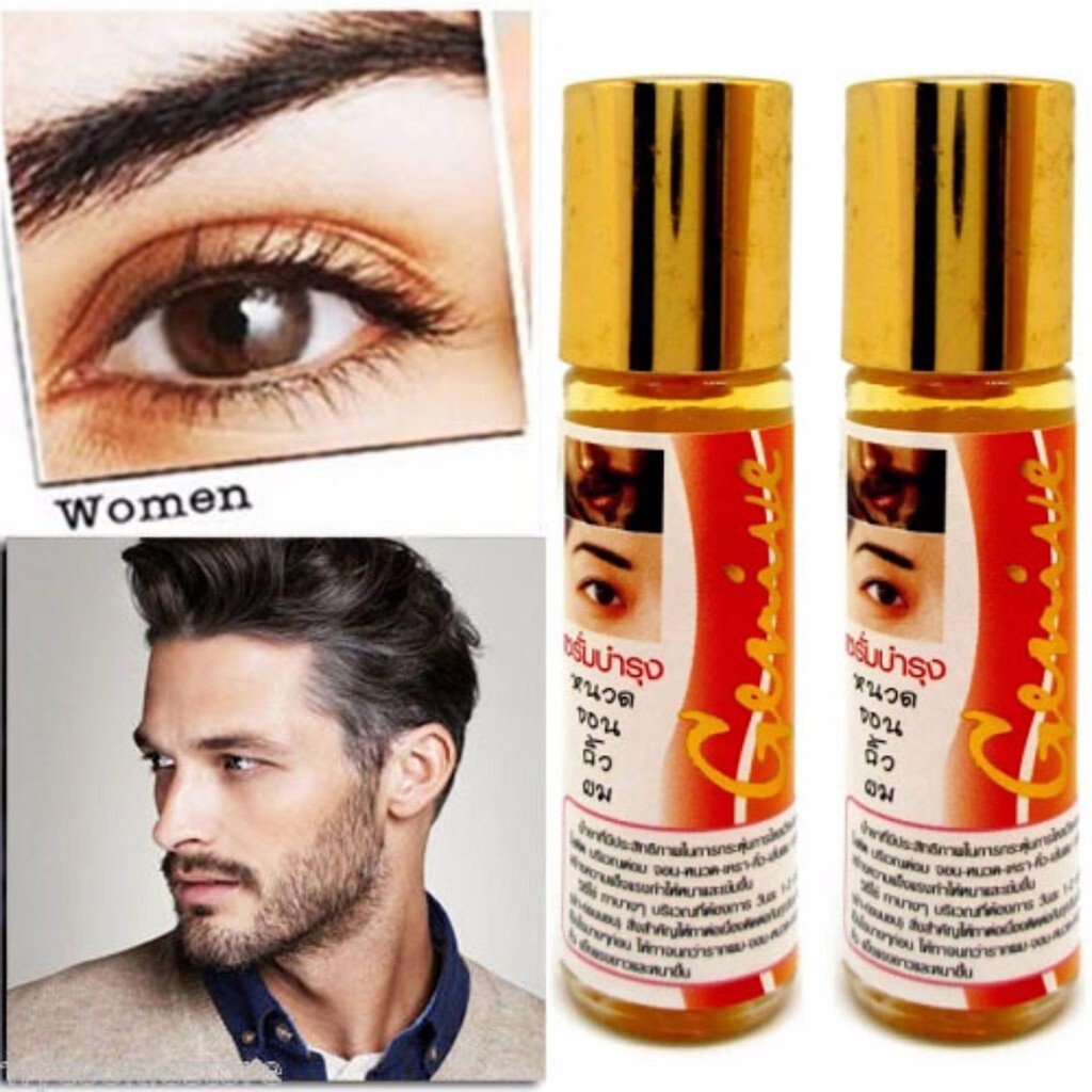 Combo 3 chai lăn kích thích mọc chân mày, mọc râu 10ml