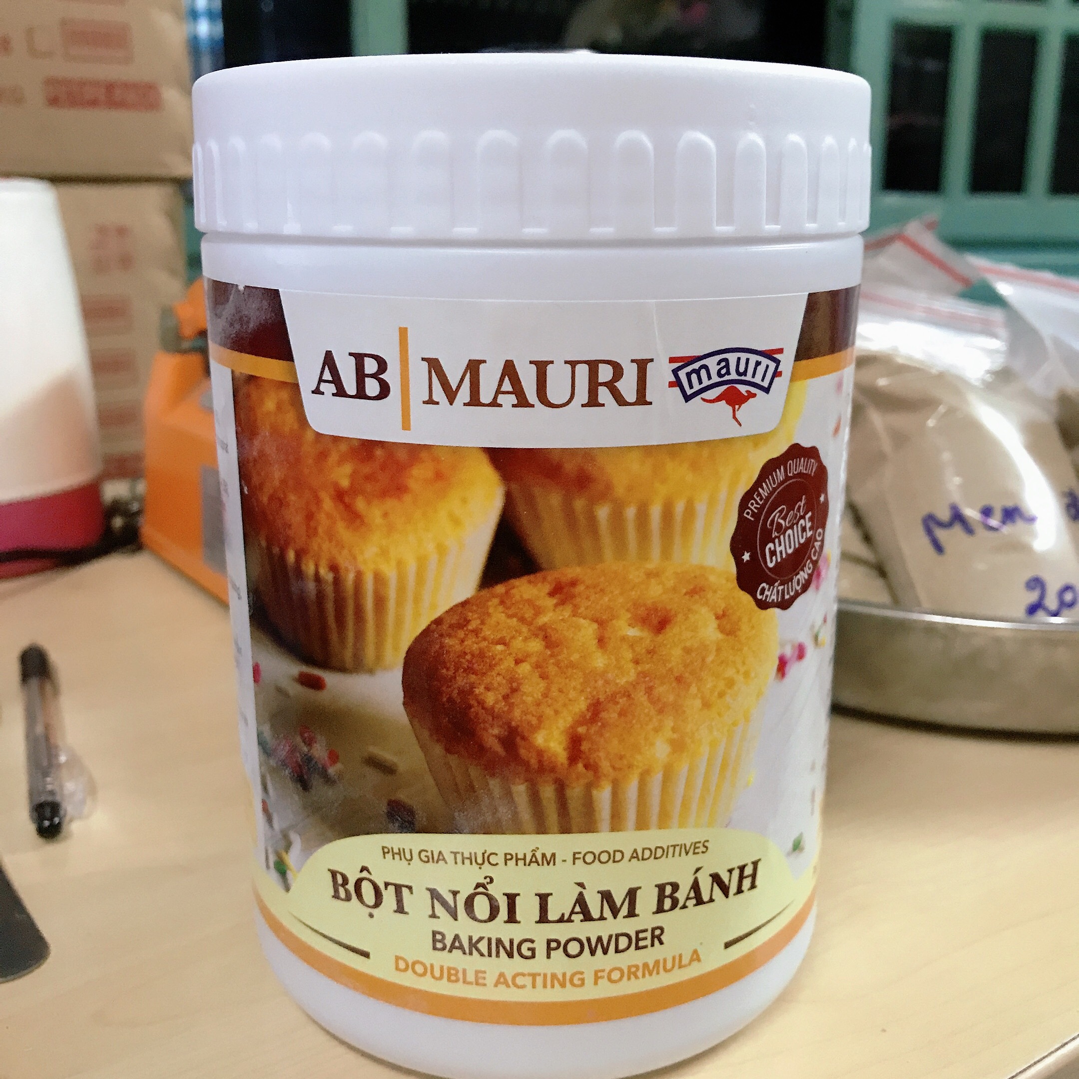 Bột nở, Bột nổi làm bánh bông lan Mauri Baking Powder Chiếc Lẻ 100g