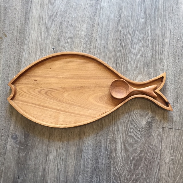 🌺 🌺 khay gỗ decor hình cá - đa chức năng: trang trí, đựng đồ ăn🌺 🌺